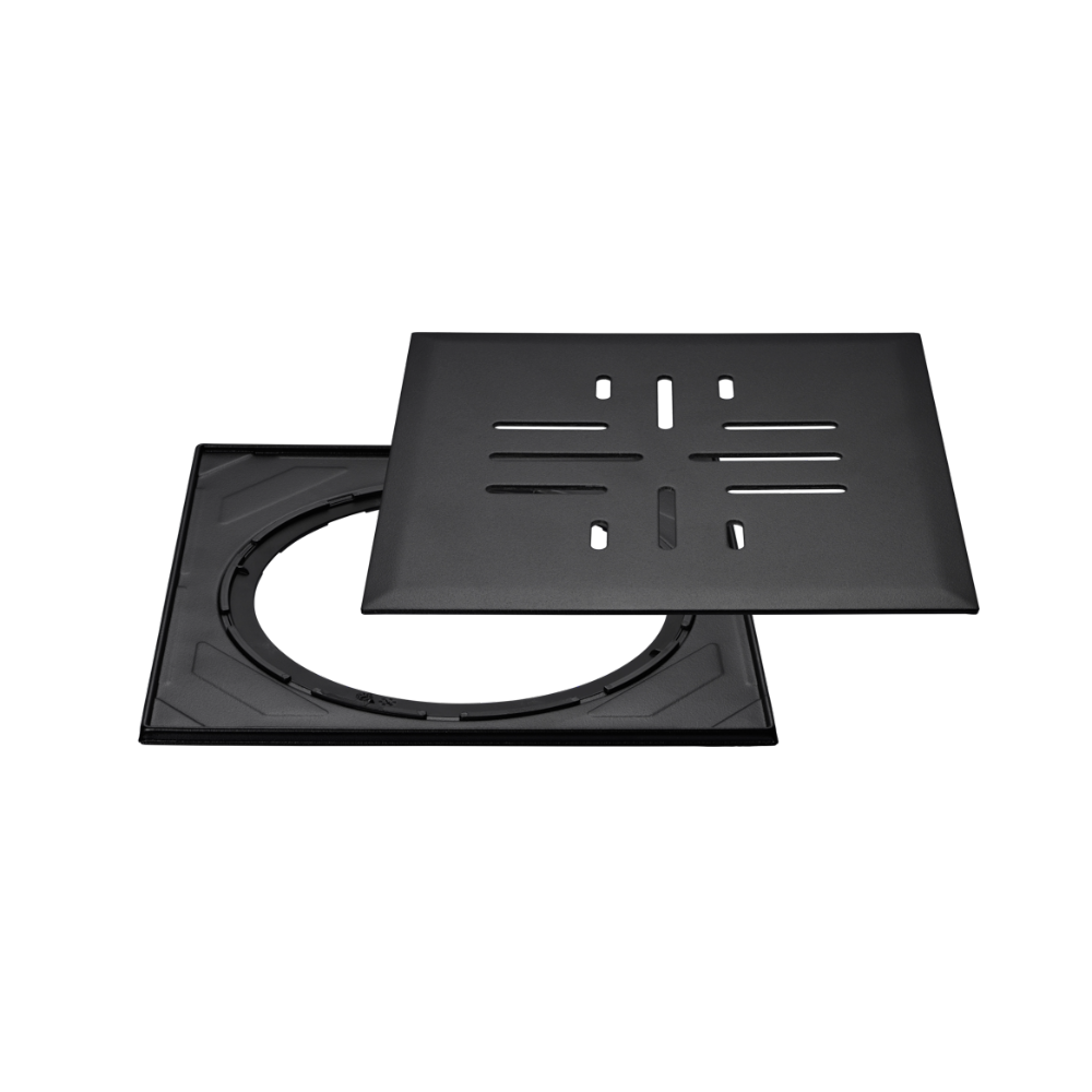 Vieser Classic+ svart galler med justerbar stålram 197×197