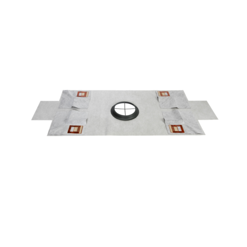 Vieser Line & Square brunnsmanschett m/sensorer