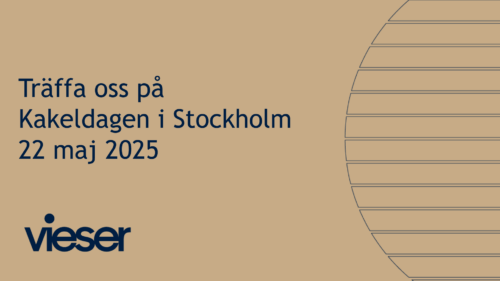 Vieser är med på BKR:s Kakeldagen den 22 maj på Clarion Hotel Stockholm